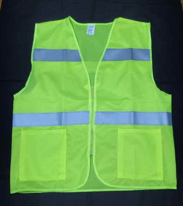 Fluorescent Reflective vest with pockets