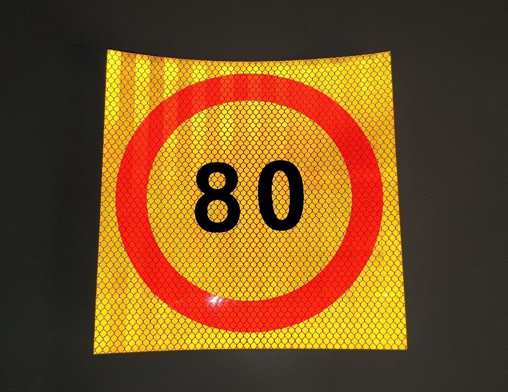Reflective sheeting printing 