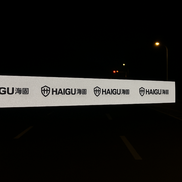 Reflective Strips at Night