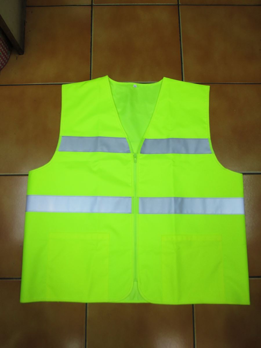 Front view of reflective vest
